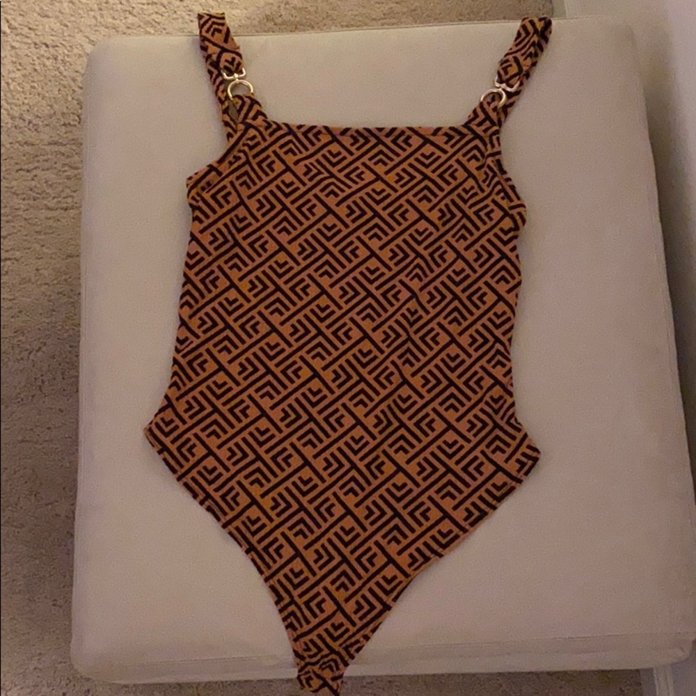 Patterned body suit